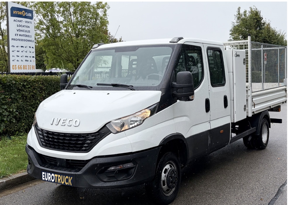 IVECO DAILY DOUBLE CABINE 35C16 BENNE & COFFRE